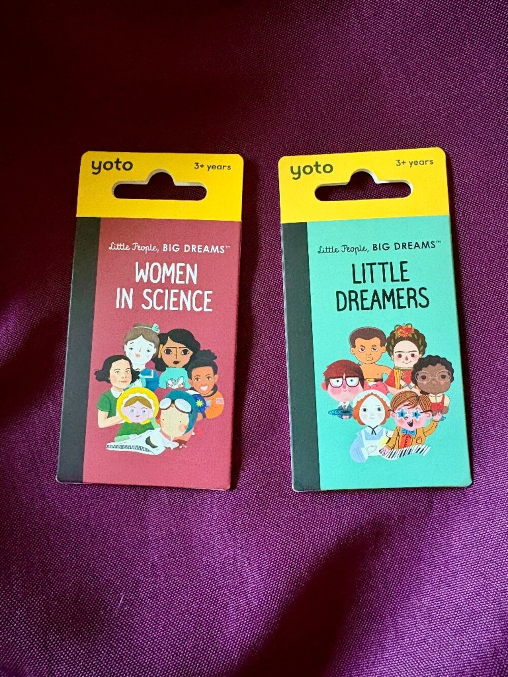 Yoto Little People Big Dreams Women in Science + Little Dreamers NEW